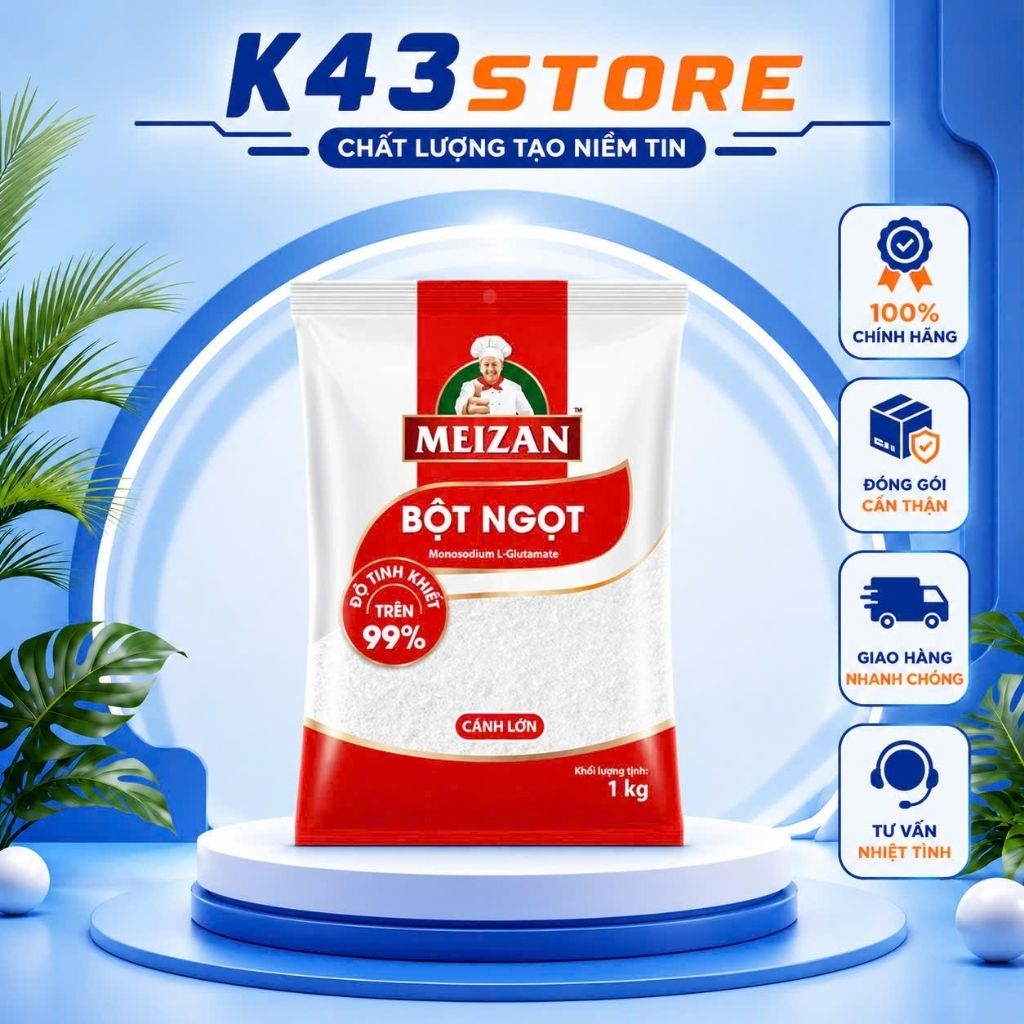 Bột Ngọt Meizan Túi 1kg Hạt Lớn
