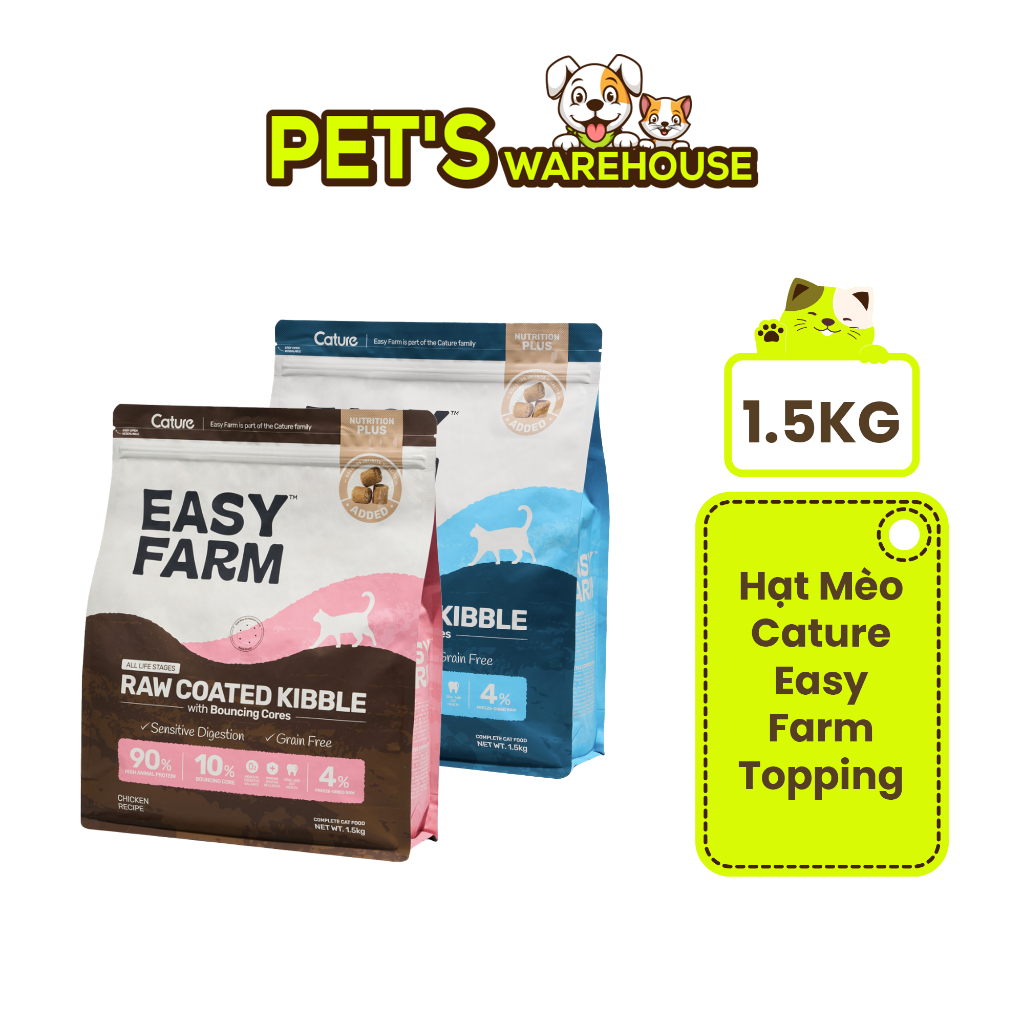 Hạt Mèo Cature Easy Farm Topping 1.5KG