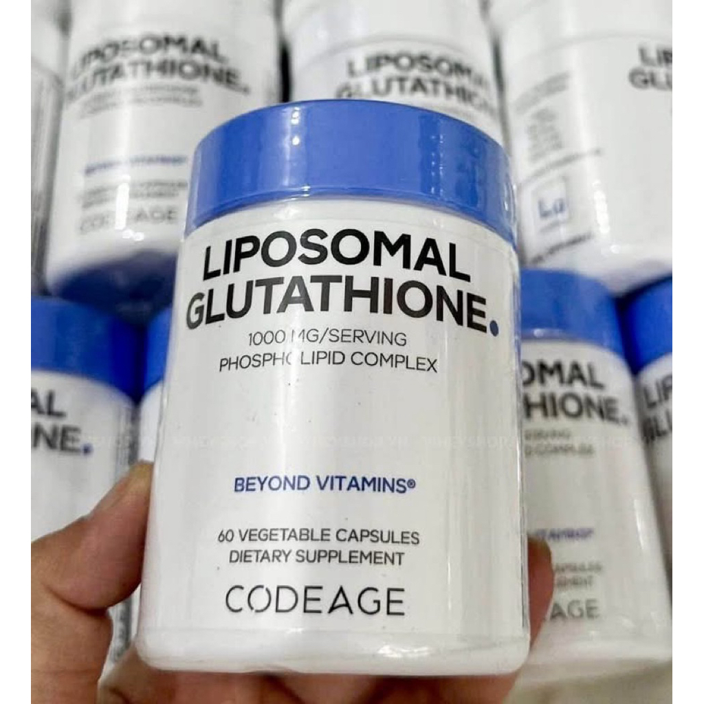 Viên Uống Trắng Da CodeAge Liposomal Glutathione 1000mg/Serving 60 viên