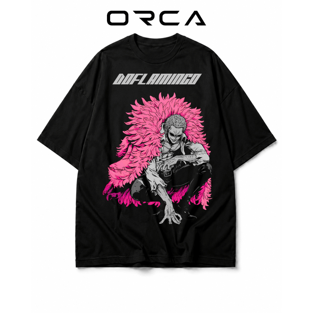 Áo thun Orca in hình Donquixote Doflamingo One Piece - Vải Cotton cao cấp - ORCA1278