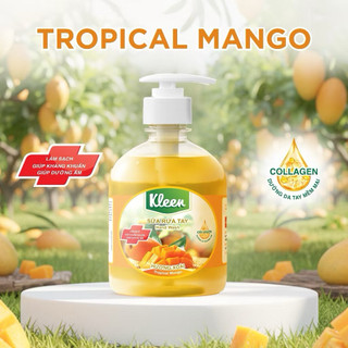 (4 Hương) Sữa rửa tay KLEEN 500ml