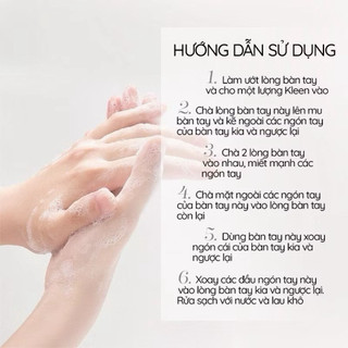 (4 Hương) Sữa rửa tay KLEEN 500ml