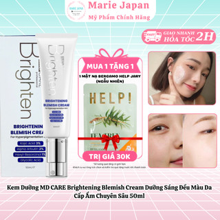 [MUA 1 TẶNG 1] Kem Dưỡng MD CARE Brightening Blemish Cream Dưỡng Sáng Đều Màu Da Cấp Ẩm Chuyên Sâu 50ml