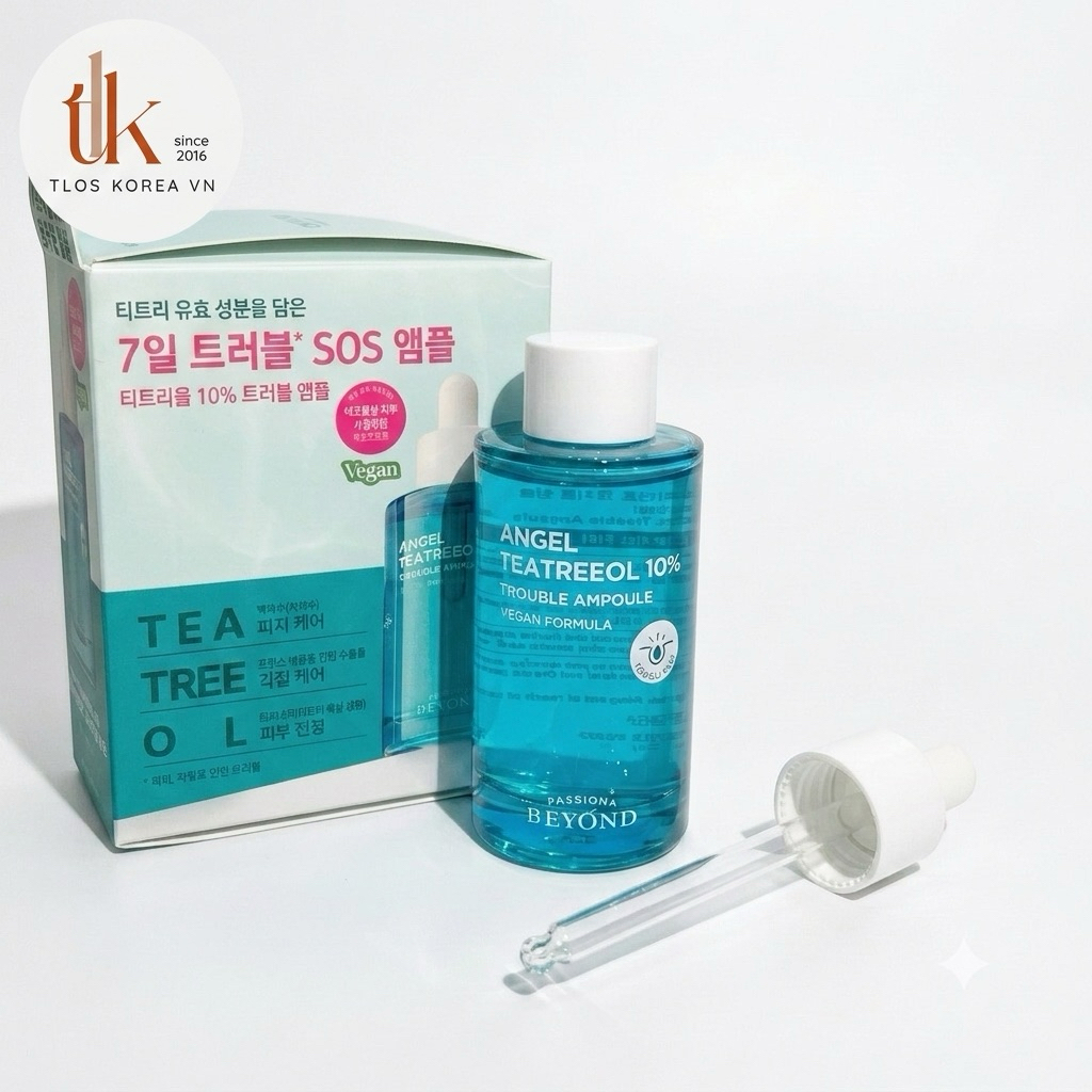 SERUM DÀNH CHO DA DẦU MỤN LỖ CHÂN LÔNG TO BEYOND ANGEL TEATREEOL 10% TROUBLE AMPOULE