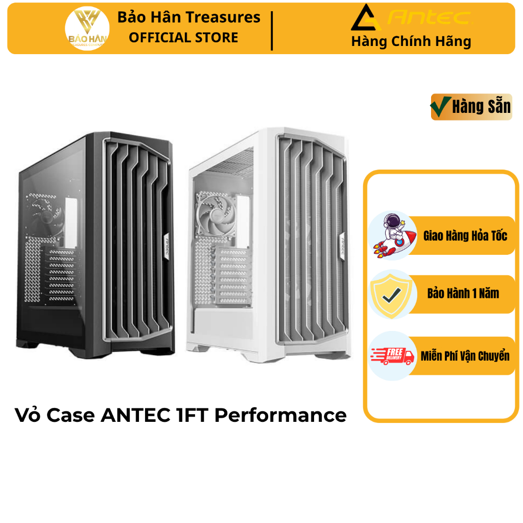 Vỏ máy tính ANTEC Performance 1 FT Sẵn 3 Fan 140mm + 1 Fan 120mm - Hàng ChÍnh Hãng