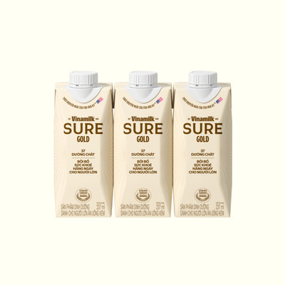 [Hàng tặng không bán] 1 lốc Sữa Bột Pha Sẵn Vinamilk Sure Prevent Gold 237ml 37 dưỡng chất, bồi bổ sức khỏe| Có thể nhận