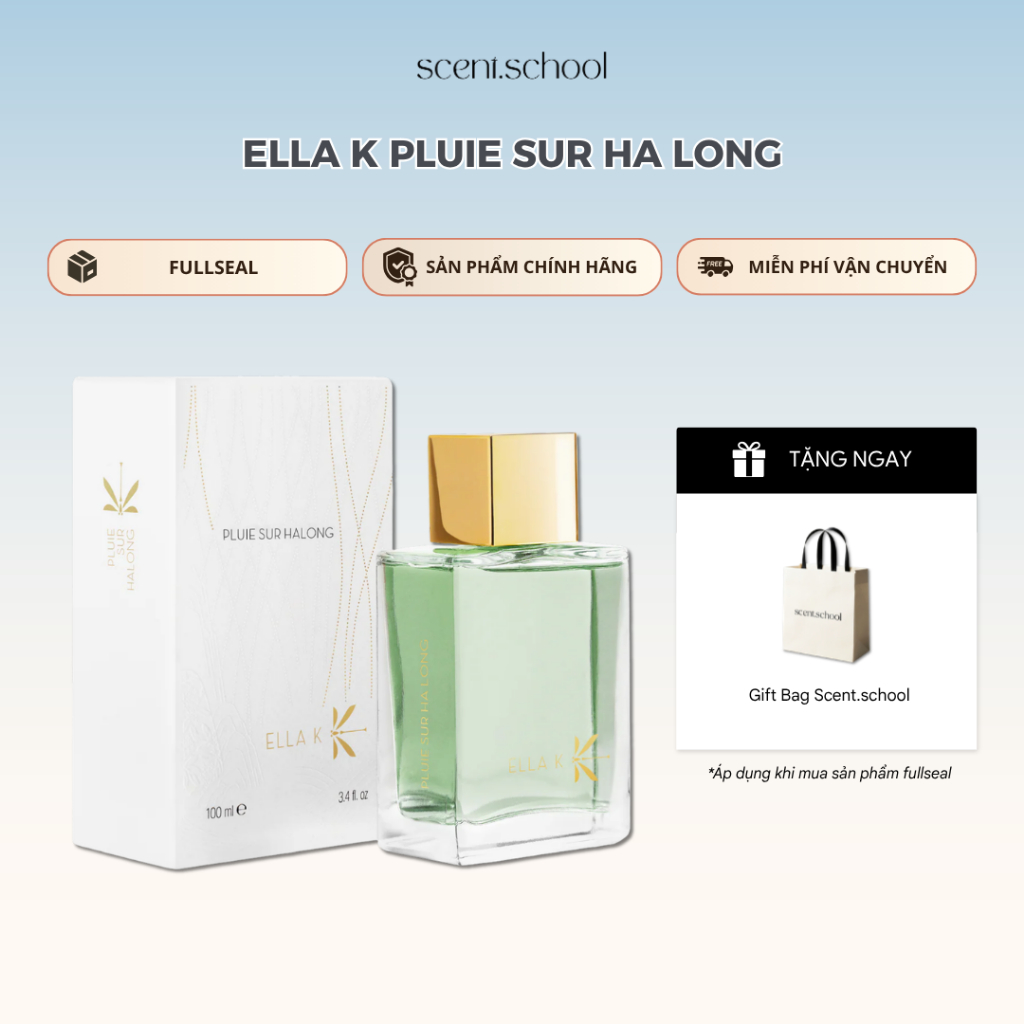 Nước Hoa Fullseal Ella K Pluie Sur Ha Long | Nước Hoa Nữ | Scent.school Perfume