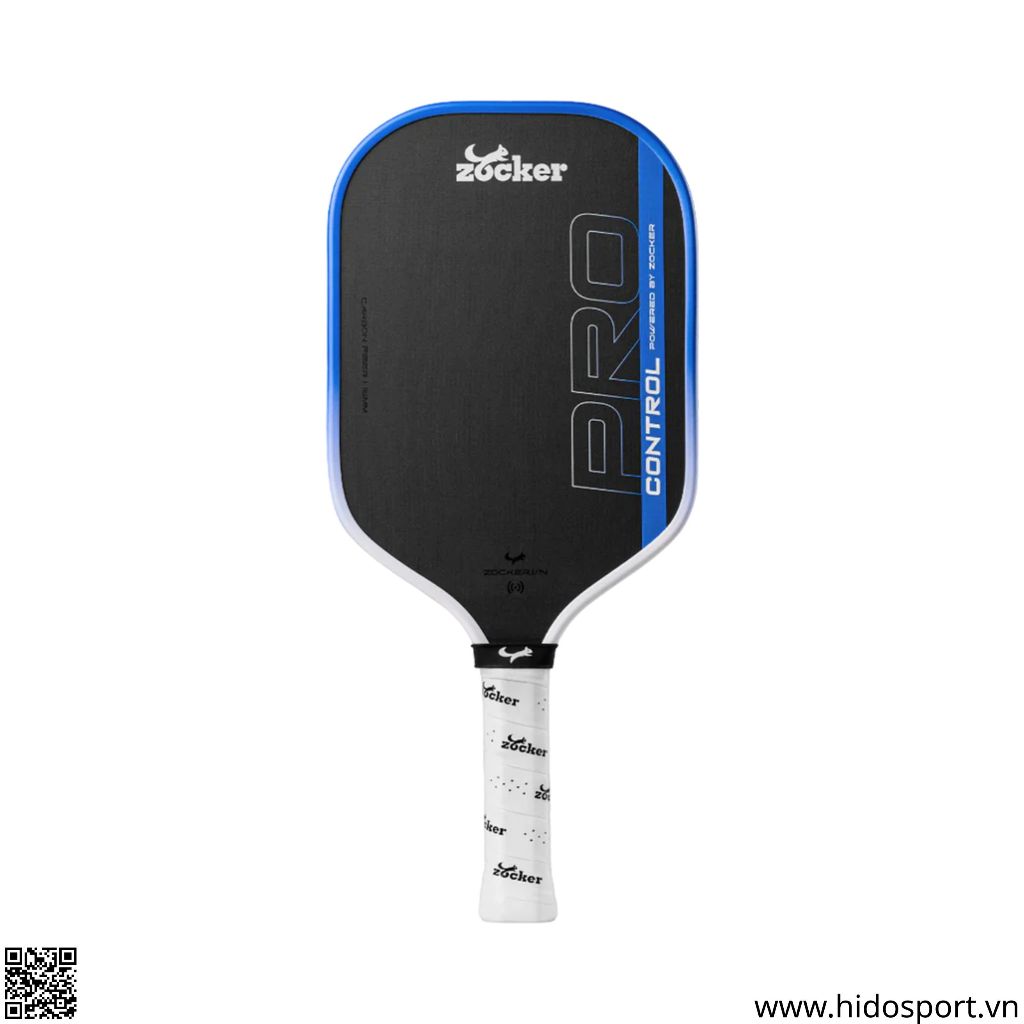 Vợt Pickleball Zocker Pro Control 16mm Carbon T700 Chính Hãng