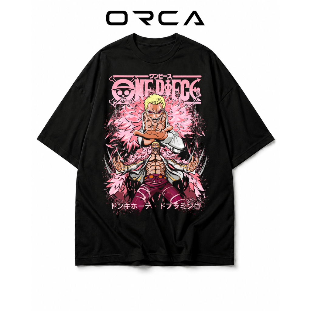 Áo thun Orca in hình Donquixote Doflamingo One Piece - Vải Cotton cao cấp - ORCA1296
