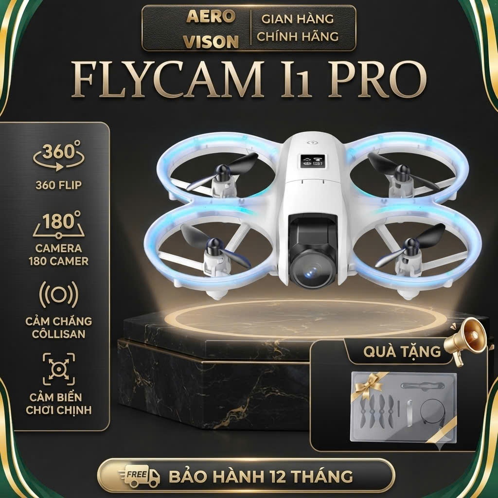 Flycam i1 Pro, Máy bay điều khiển từ xa, nhỏ gọn, camera 4K, Plycam, FPV cao cấp, Flycam | BigBuy360 - bigbuy360.vn
