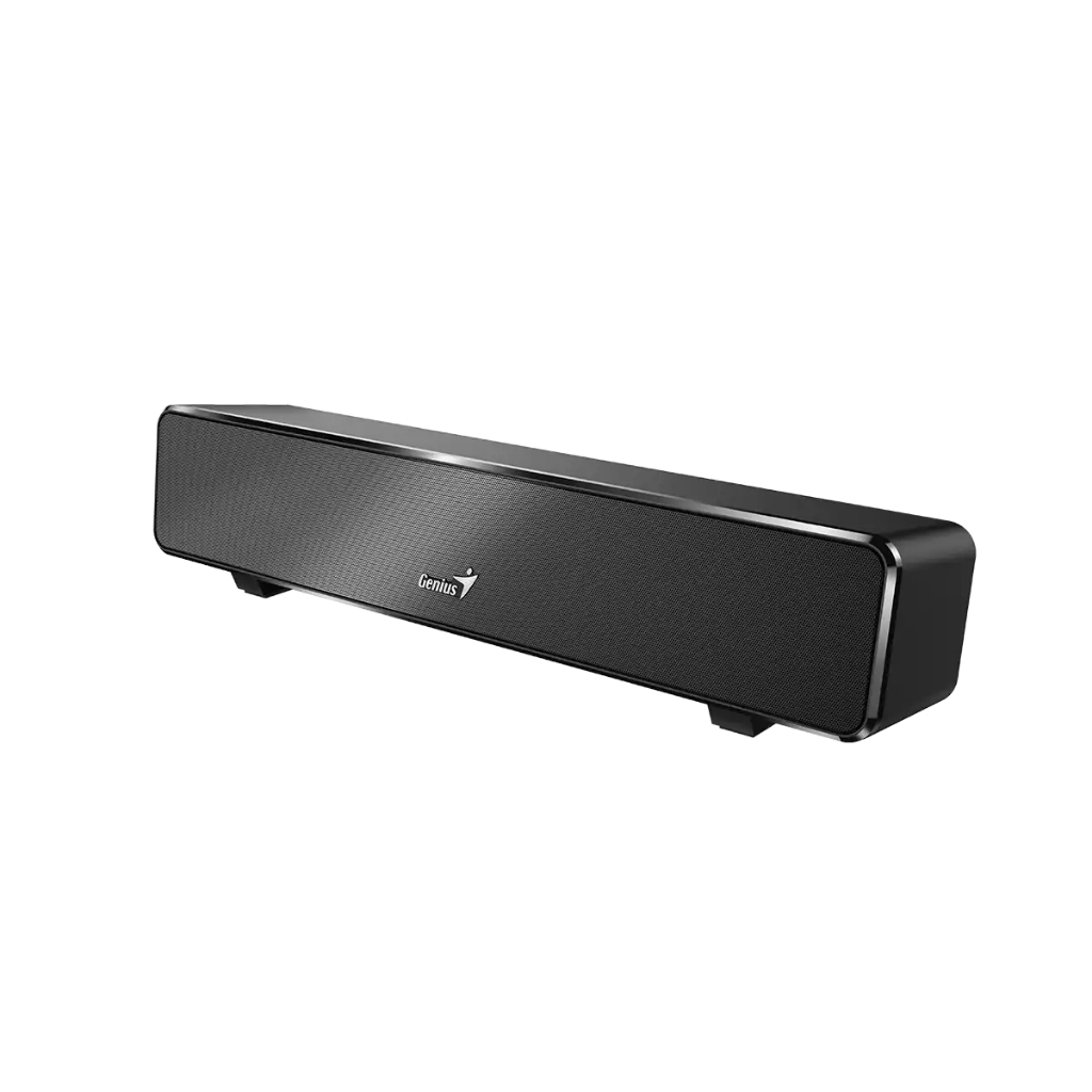 Loa Soundbar Genius Soundbar 100 - Công Suất 6W, Loa Mini Siêu Nhỏ Gọn, Jack 3.5mm Cho PC, Laptop, T