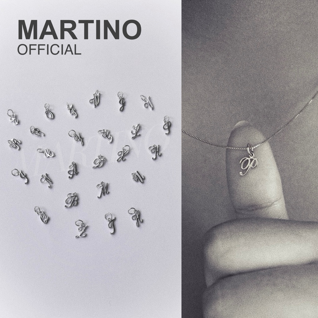 Your Name - Martino BST Charm Chữ Cái Mix Lắc Tay Và Vòng Cổ (Chính Hãng)