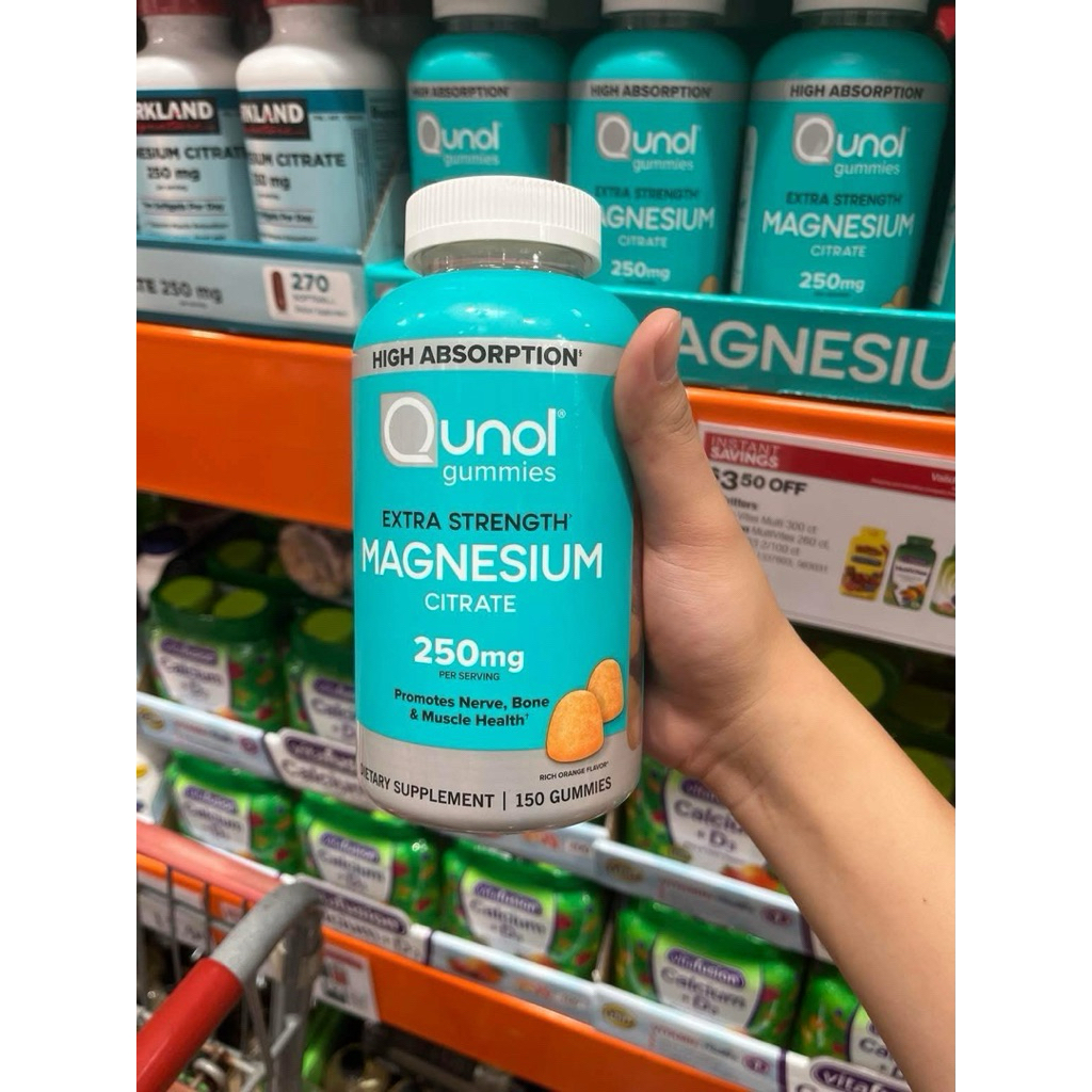 kẹo dẻo Qunol Magnesium Citrate Gummies 150 viên