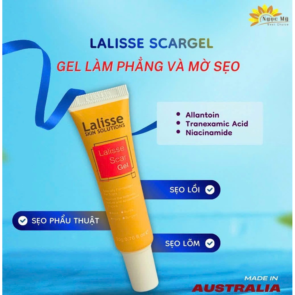 Gel Làm Mờ Sẹo Lalisse Scargel (tube 20g)