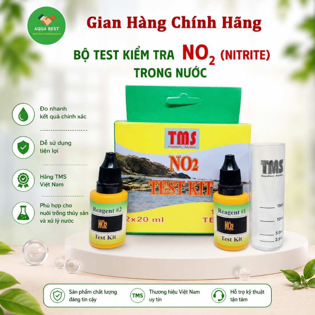 [Chính Hãng] Bộ test NO2 kiểm tra nước - Hôp test NO2 hãng TMS