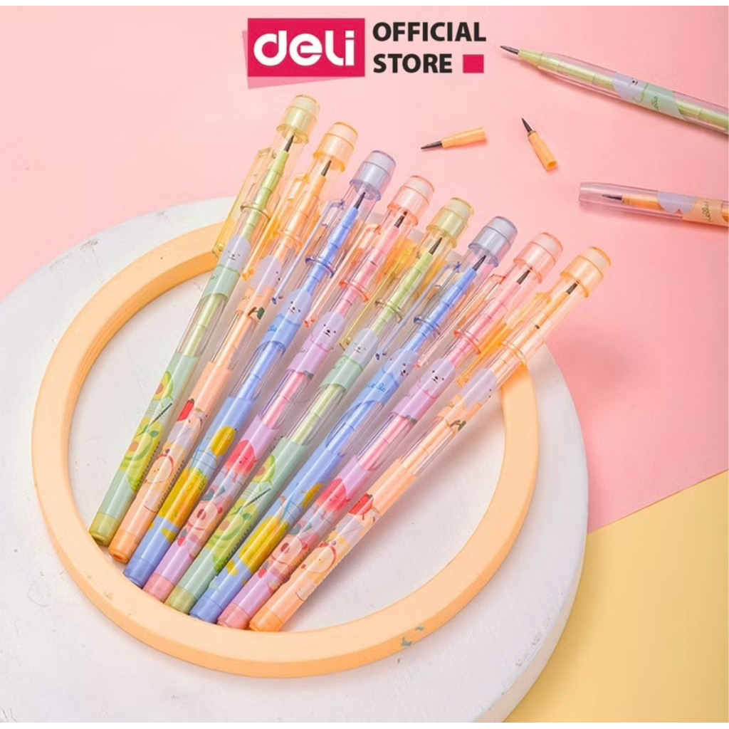 Combo 5 Cây Bút Chì Khúc Deli C095 Viết Êm, Bền Đẹp