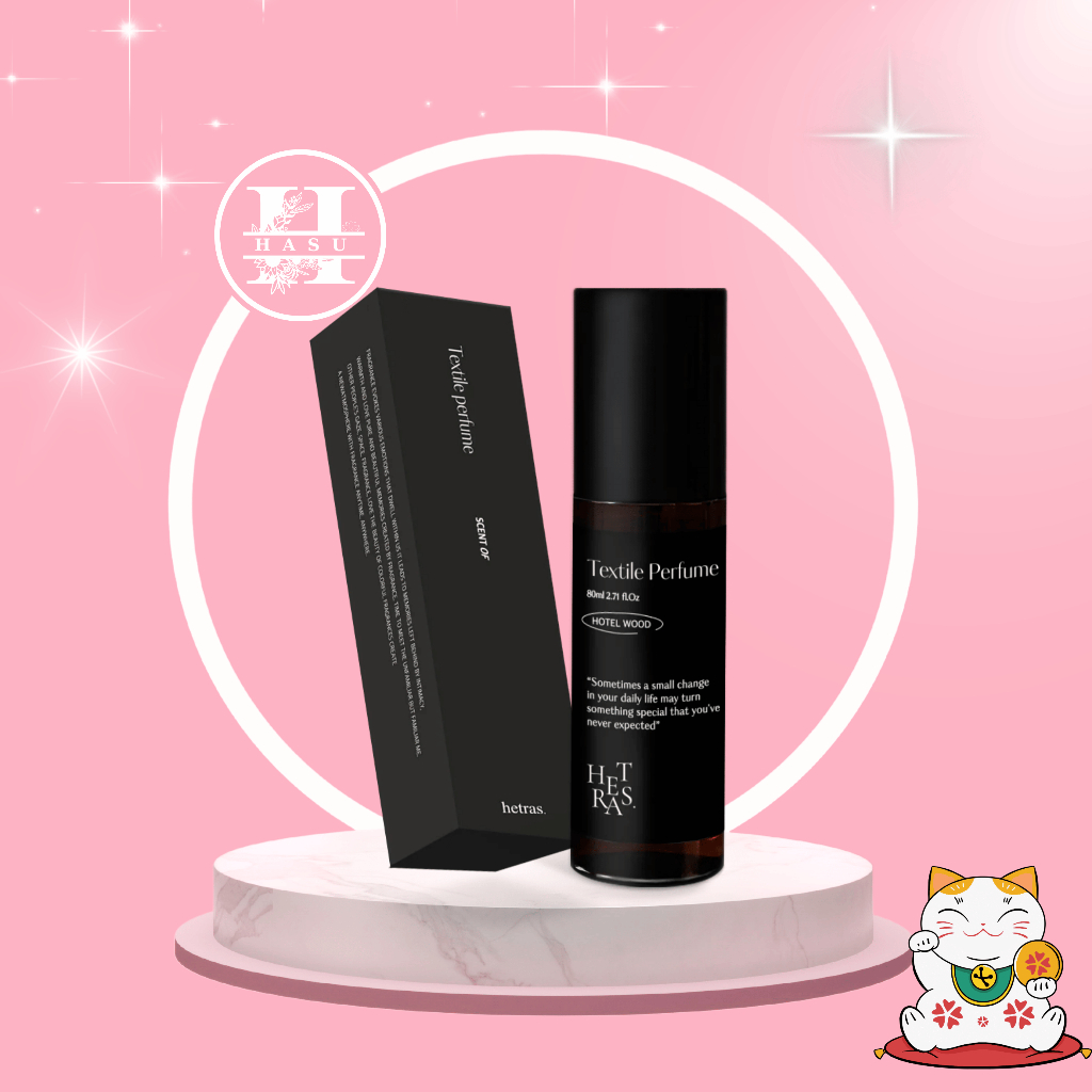 Nước Hoa Xịt Thơm Vải Áo Quần Cao Cấp Hetras Textile Perfume 80ml