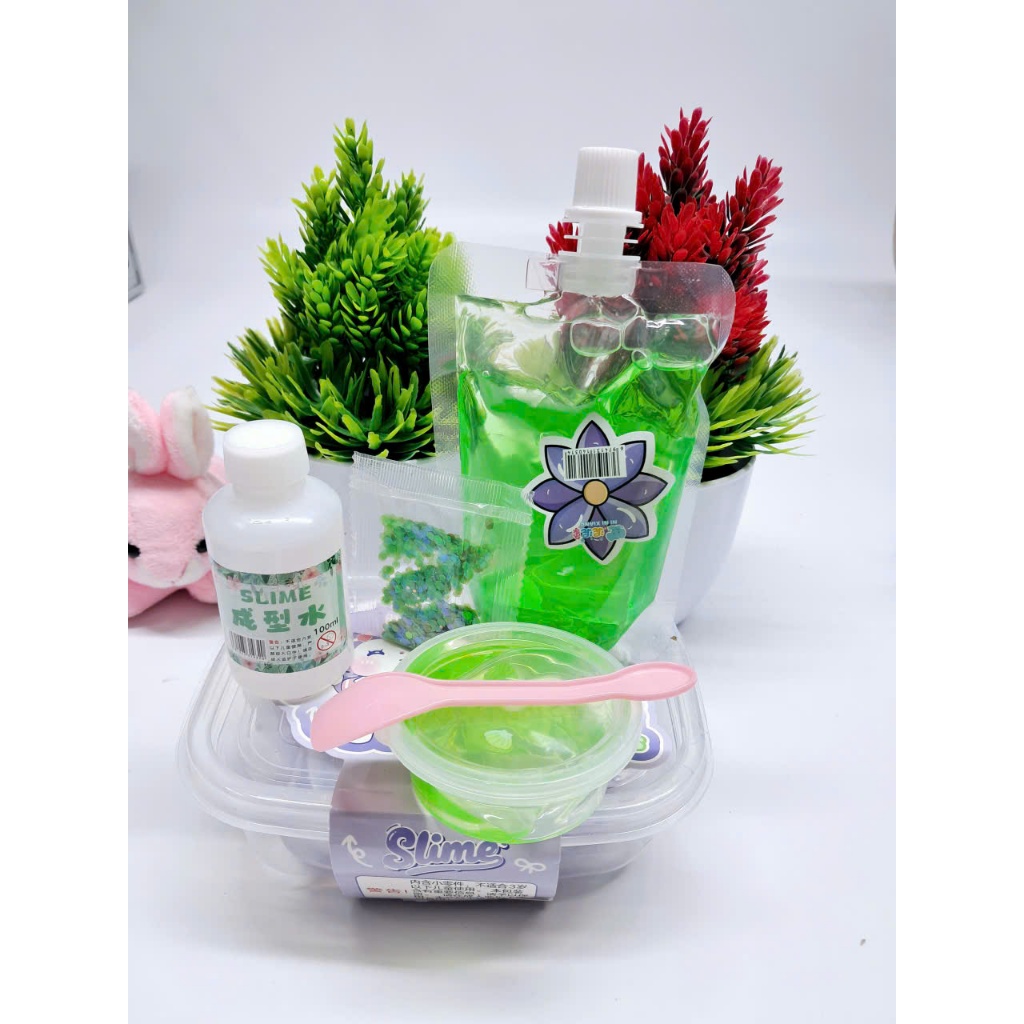 Bộ Kit Làm Slime Cơ Bản Slime Thỏ xinh - Nguyên Liệu Làm Slime Nhiều Màu