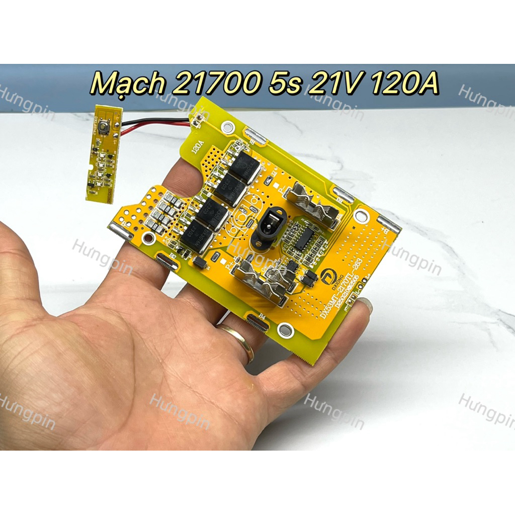 Mạch DX 21700 MKT 5s 21v 120a (Ráp Cell 21700 )
