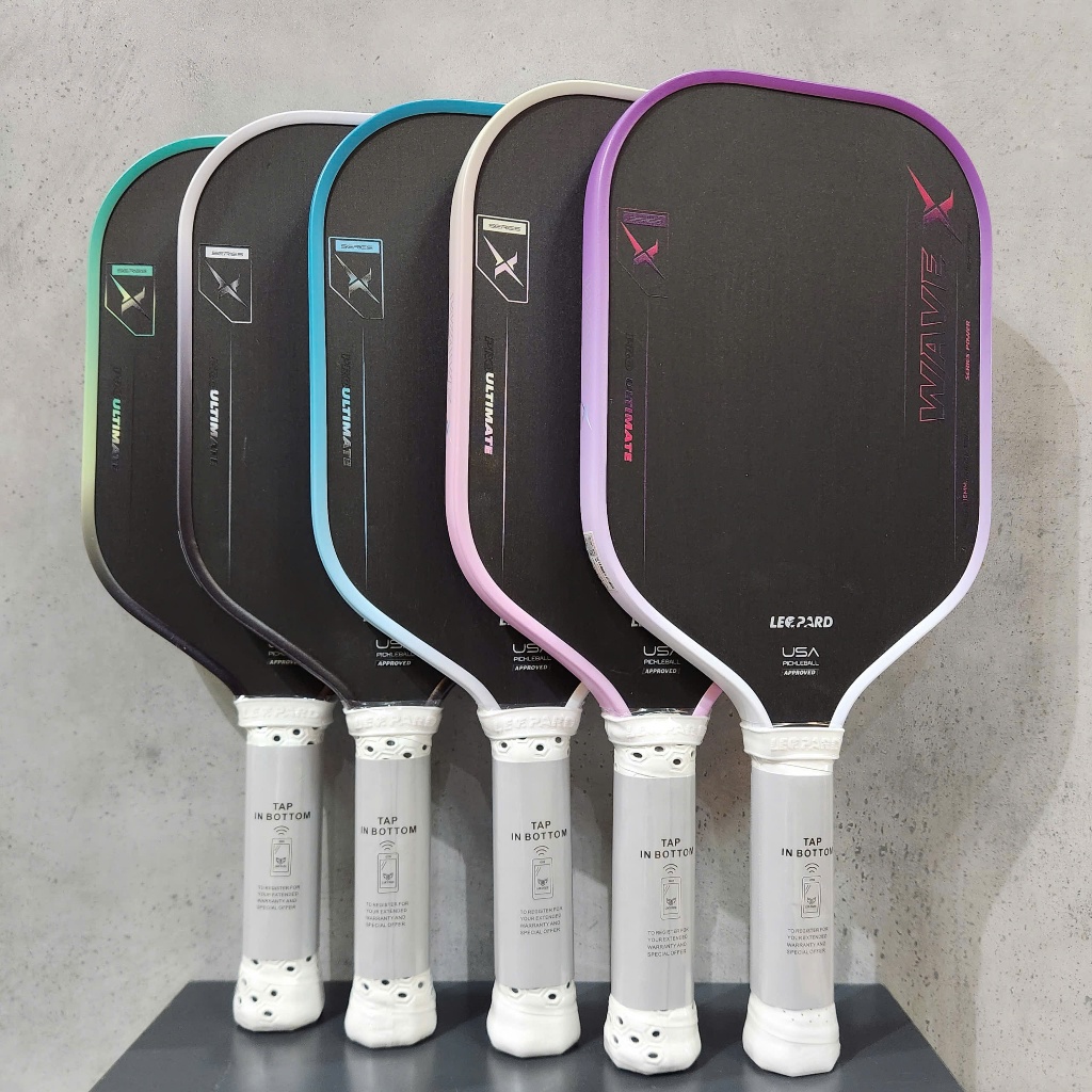 [LEOPARD] Vợt Pickleball Leopard Wave X - Hàng chính hãng, độ nhám cao, trợ lực tốt, bảo hành 3 thán