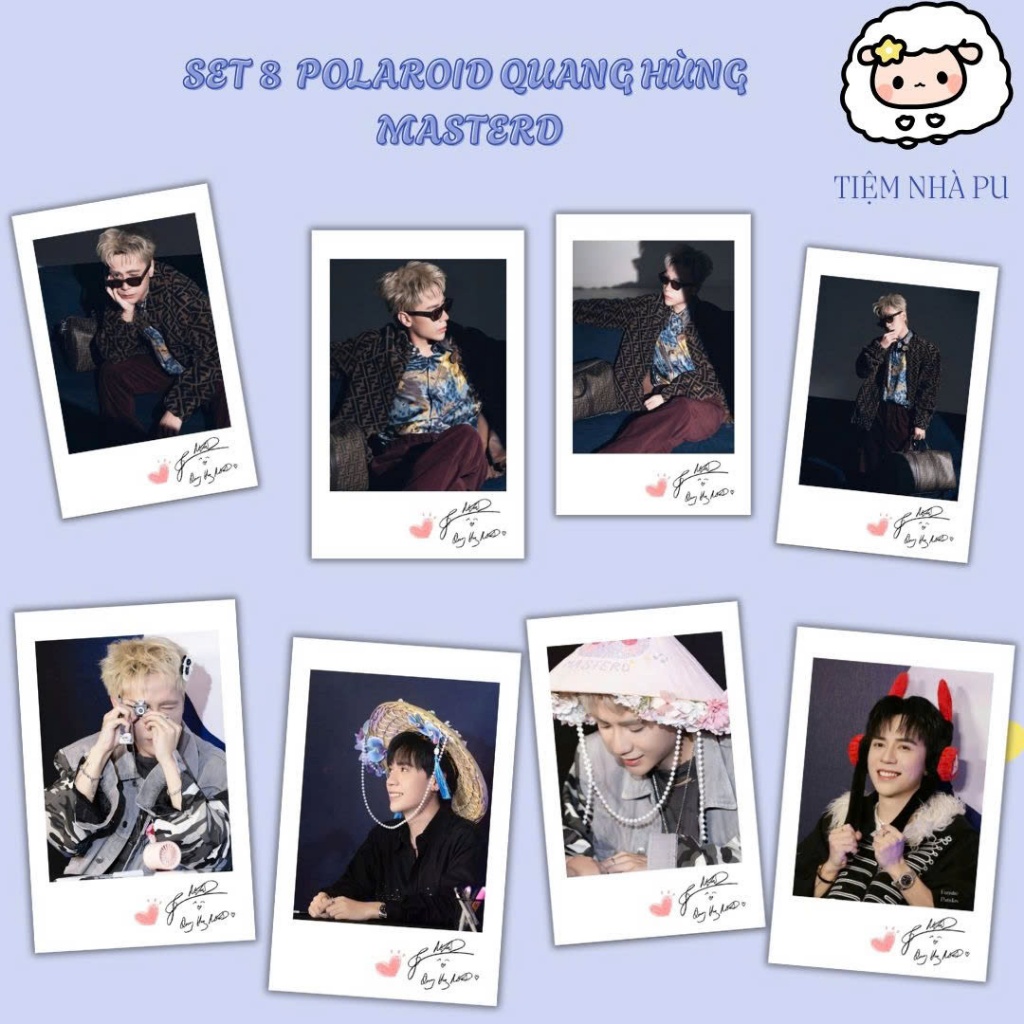 Quang Hùng MasterD - SET 8 Polaroid Quang Hùng MasterD