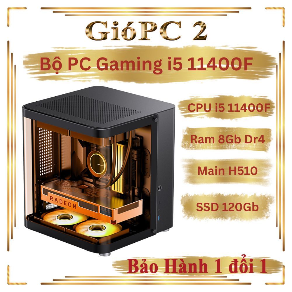 Bộ PC GAMING CPU i5 11400F Main H510 Ram 8/16GB VGA RTX 3050 6GB hàng Chuẩn
