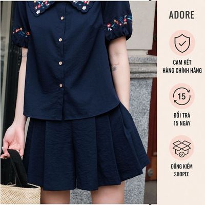 [ ADORE ] Quần shorts loe giả chân váy xếp ly 611SO1015