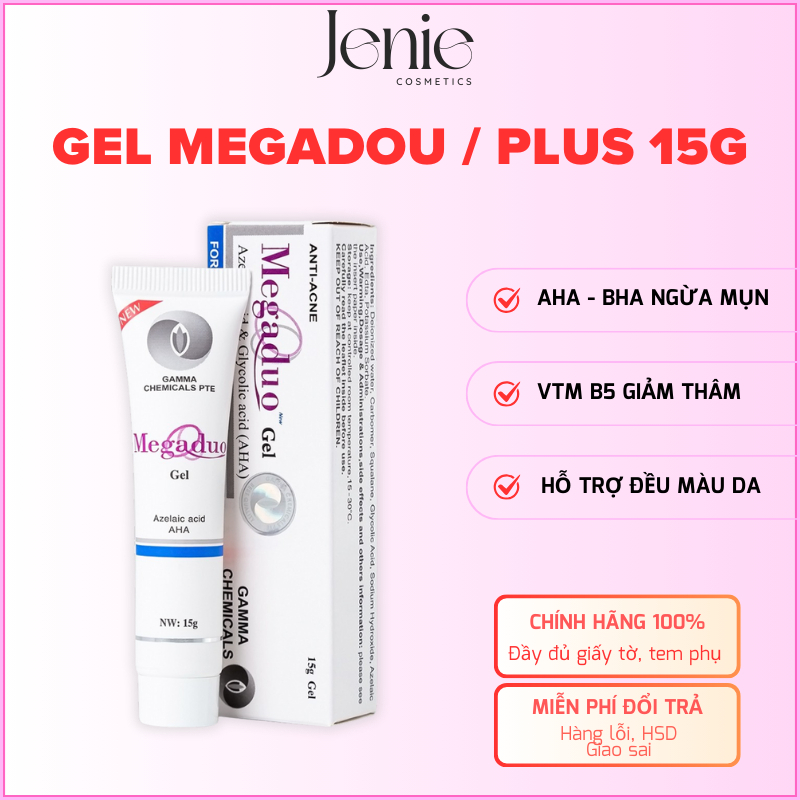 Gel Dưỡng Giảm Mụn Và Mờ Thâm Gamma Megaduo Thường / Plus 15g