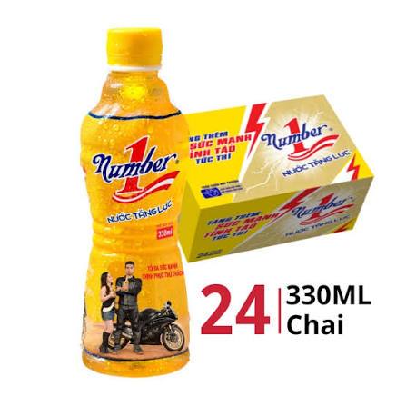 [Lốc 6 chai] Nước Tăng Lực Number One 330ml