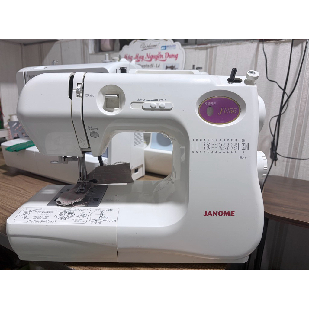 Máy may Janome mini, máy may Nhật Bãi. máy may đa năng