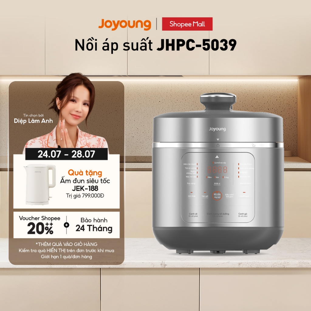 Nồi áp suất Joyoung JHPC-5039 | Dung tích 5L | Công suất 900W
