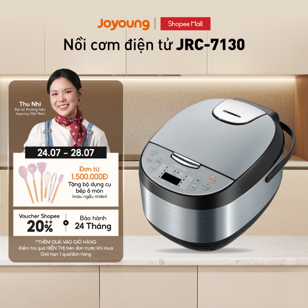 Nồi cơm điện tử Joyoung JRC-7130 | Dung tích 1.8L | Công suất 850W