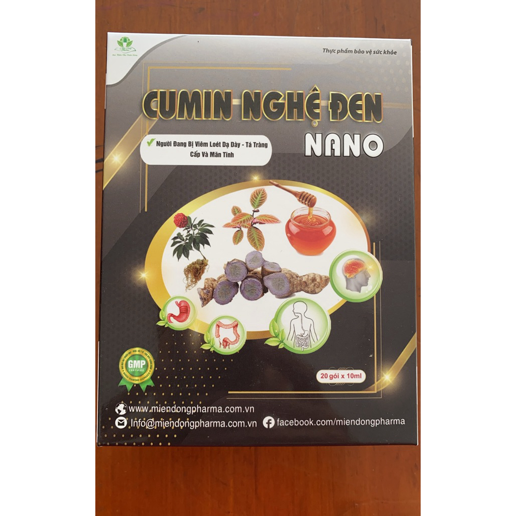 CUMIN NGHỆ ĐEN NANO viêm loét dạ dày - tá tràng cấp và mãn tính