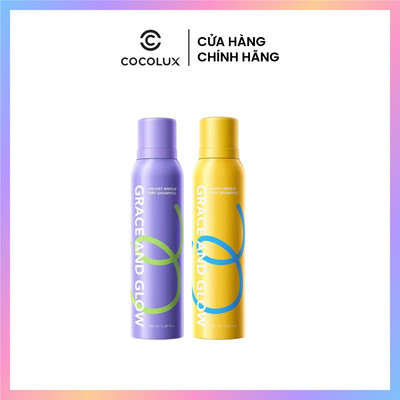 Dầu Gội Khô Dạng Xịt Grace and Glow Breeze Giúp Phồng Tóc Kiềm Dầu 150ml