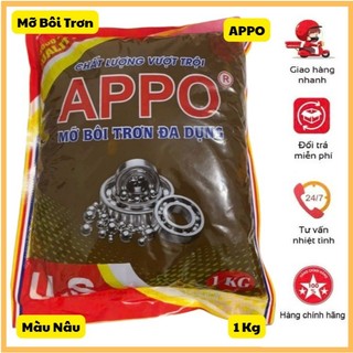 🎁 Mỡ Appo bịt 1kg, màu vàng sẫm - Dùng để bôi trơn các chi tiết máy móc