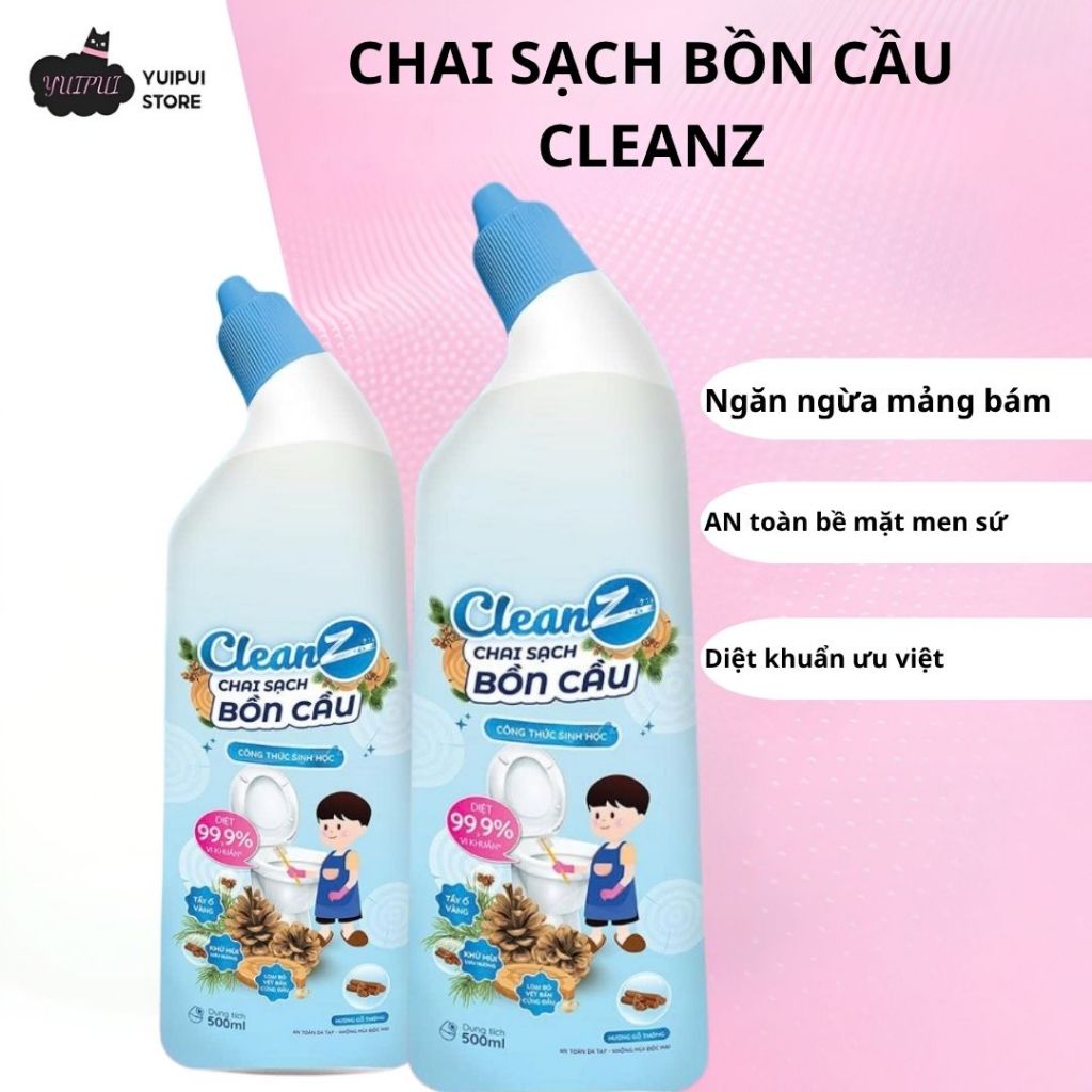 Cleanz chai nước tẩy bồn cầu