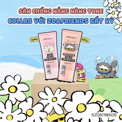 [BẢN GIỚI HẠN] Kem Chống Nắng Nâng Tone CELL FUSION C x ZO&FRIENDS Tone Up Sunscreen 100 SPF 50+ PA++++