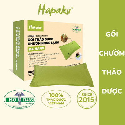 Gối Chườm Thảo Dược Chườm Nóng Lạnh Đa Năng Hapaku, Giảm Nhức Mỏi, Thư Giãn Cơ Thể