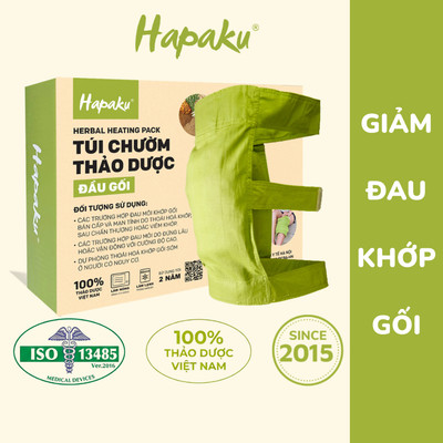Túi Chườm Nóng Thảo Dược Đầu Gối Hapaku, Giảm Đau Đầu Gối Do Thoái Hóa, Thoát Vị Đĩa Đệm Khớp Gối