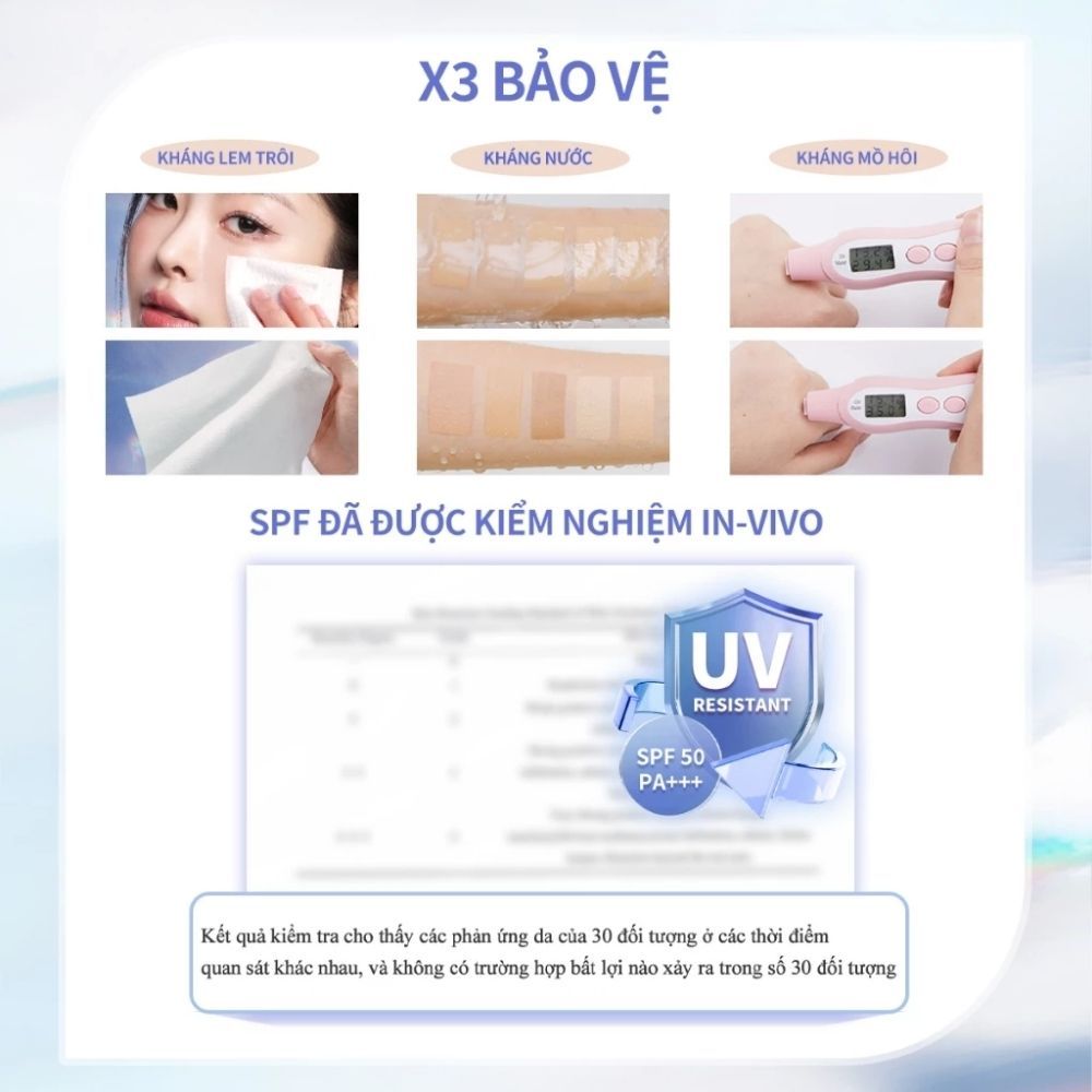 Ảnh 7 của Cushion barenbliss Bloomdew Moonlight Dewy Mesh căng bóng mọng nước che phủ chống nắng SPF50PA+++15g
