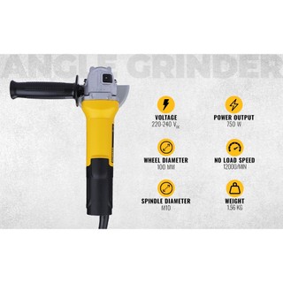 Máy mài góc 100mm 710w công tắc đuôi dewalt dw810b - chính hãng