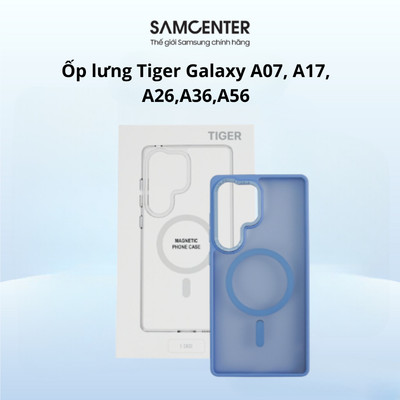 Phụ kiện Ốp Lưng Trong Suốt Silicone Tiger Samsung Galaxy A07, A17, A26, A36, A56