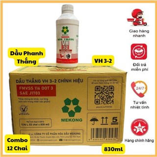 🎁Combo 12 Chai Dầu Phanh Thắng Mekong VH 3-2 830ML