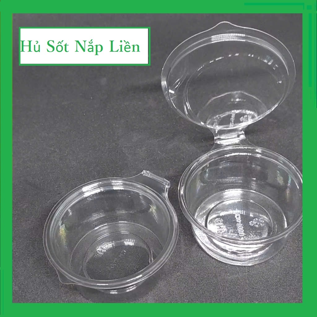 (Combo 500 cái ) Hũ sốt, nước chấm nắp liền 2oz/ Hũ sốt nắp liền 4oz