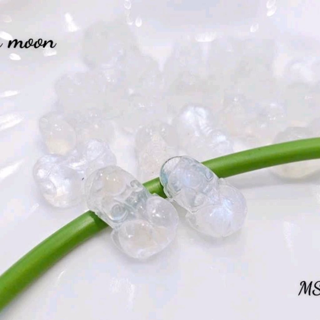 Mặt tỳ hưu moon trắng, tặng kèm hộp(MS:SP002588-M2000)