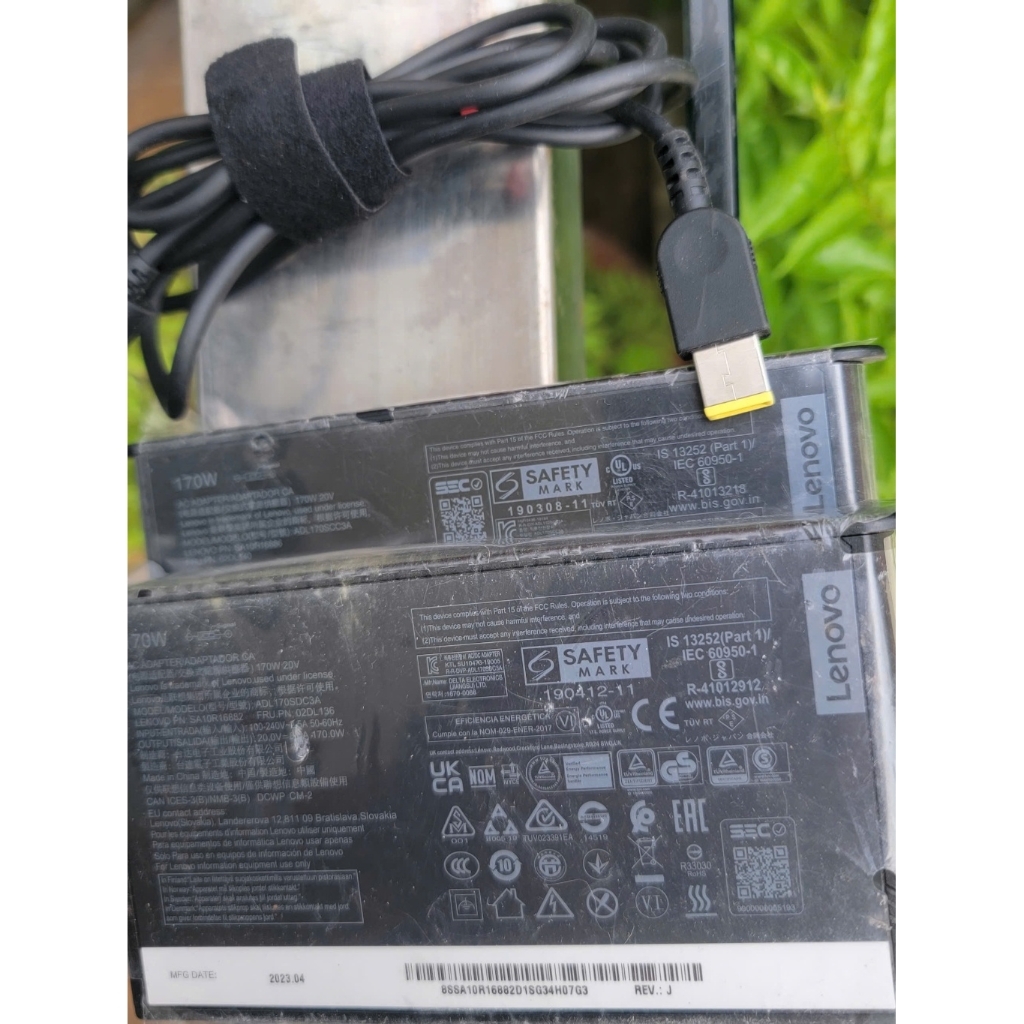 Sạc Lenovo 170w Usb B, Hàng theo máy, ko bán hàng nhái.