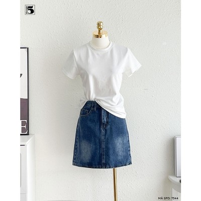 Chân váy Jeans Twentyfive dáng chữ A năng động trẻ trung dễ phối đồ 7344