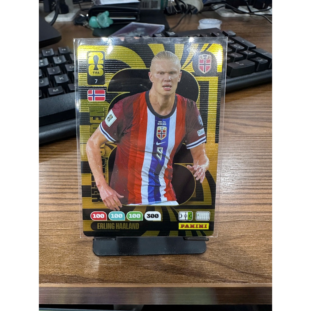 Thẻ cầu thủ Golden Baller Haland Panini World Cup 2026
