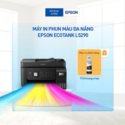 Máy In Phun Màu Đa Năng Epson EcoTank L5290 (Bao Gồm Bộ Mực Chính Hãng Đi Kèm)