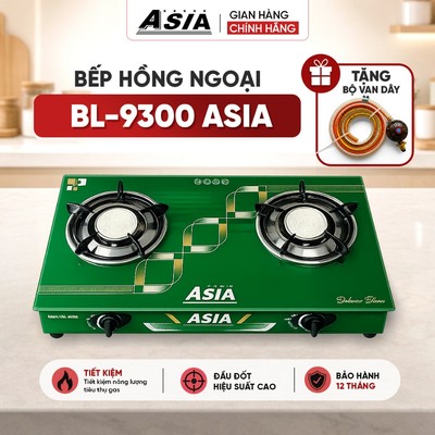 Bếp Gas Hồng Ngoại ASIA (65) Tiết Kiệm 30% Lượng Gas Tiêu Thụ Tặng Bộ Van Dây SP Tự Động Ngắt Gas